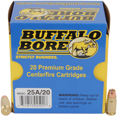 Buffalo Bore Heavy .357 Sig 125 grain Jacketed Hollow Point ammunition