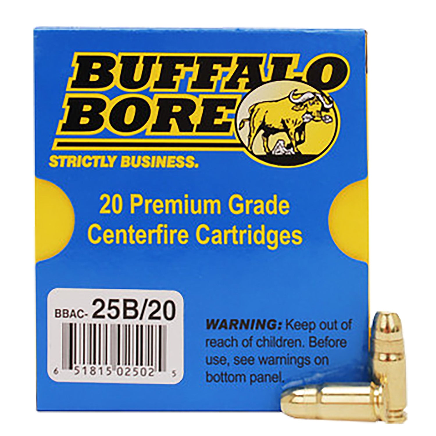 Buffalo Bore Heavy .357 Sig 125 grain Full Metal Jacket Flat Nose ammunition
