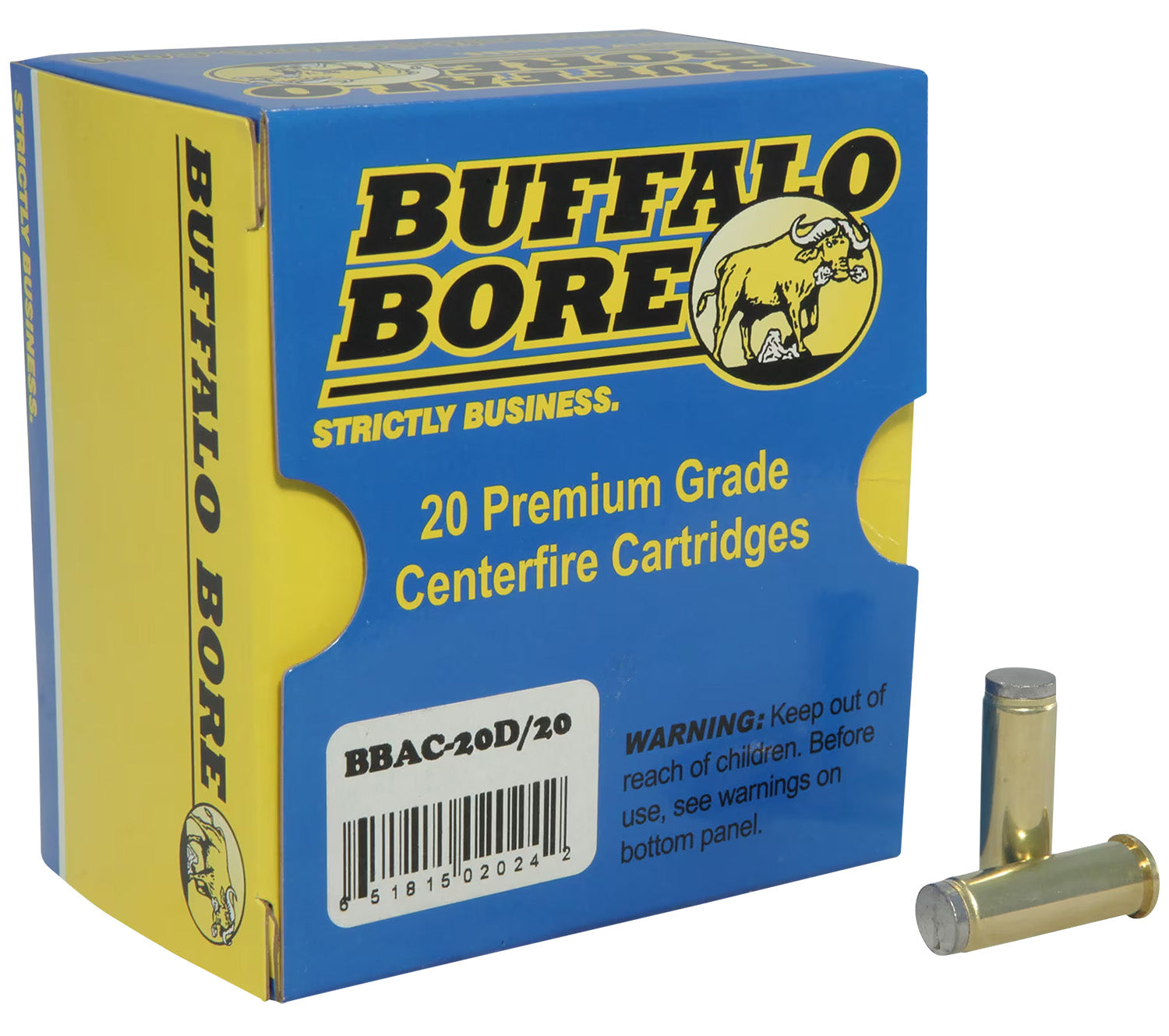Buffalo Bore Standard Pressure .38 Special 150 grain Hard Cast Wadcutter ammunition