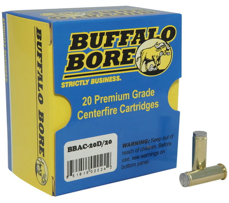 Buffalo Bore Standard Pressure .38 Special 150 grain Hard Cast Wadcutter ammunition