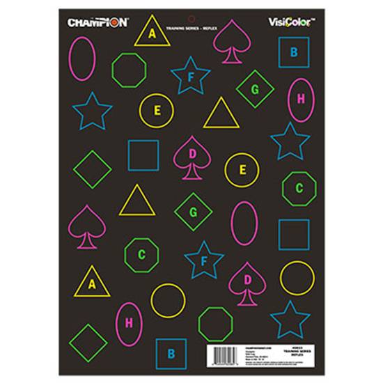 Champion Targets VisiColor 45834 Silhouette Range Targets 12 Per Pack