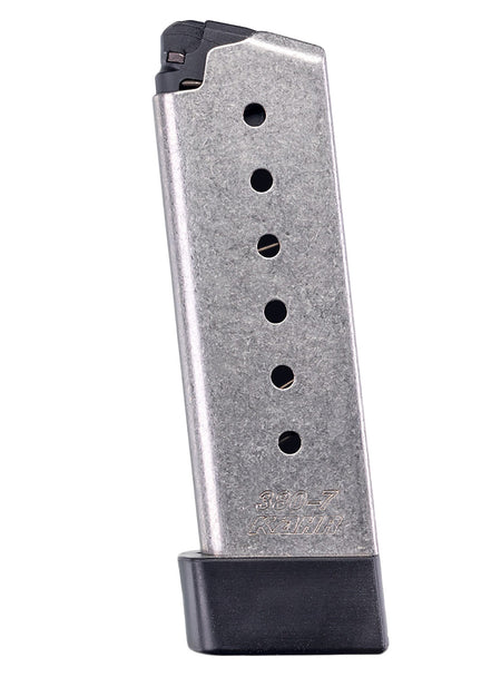 Kahr Arms K387G Stainless 7-Round .380 ACP OEM Magazine w/ Grip Extension for Kahr P-Series/CW