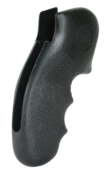 Hogue 19100 S&W K Frame Round Butt Cobblestone Black Nylon Monogrip with Finger Grooves