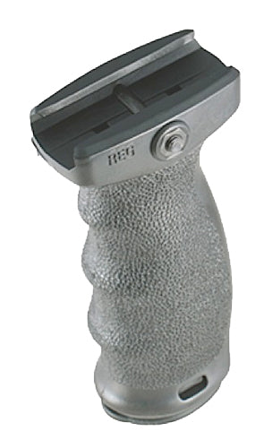 Mission First Tactical REG Black Polymer Full-Fist React Vertical Grip AR Platform
