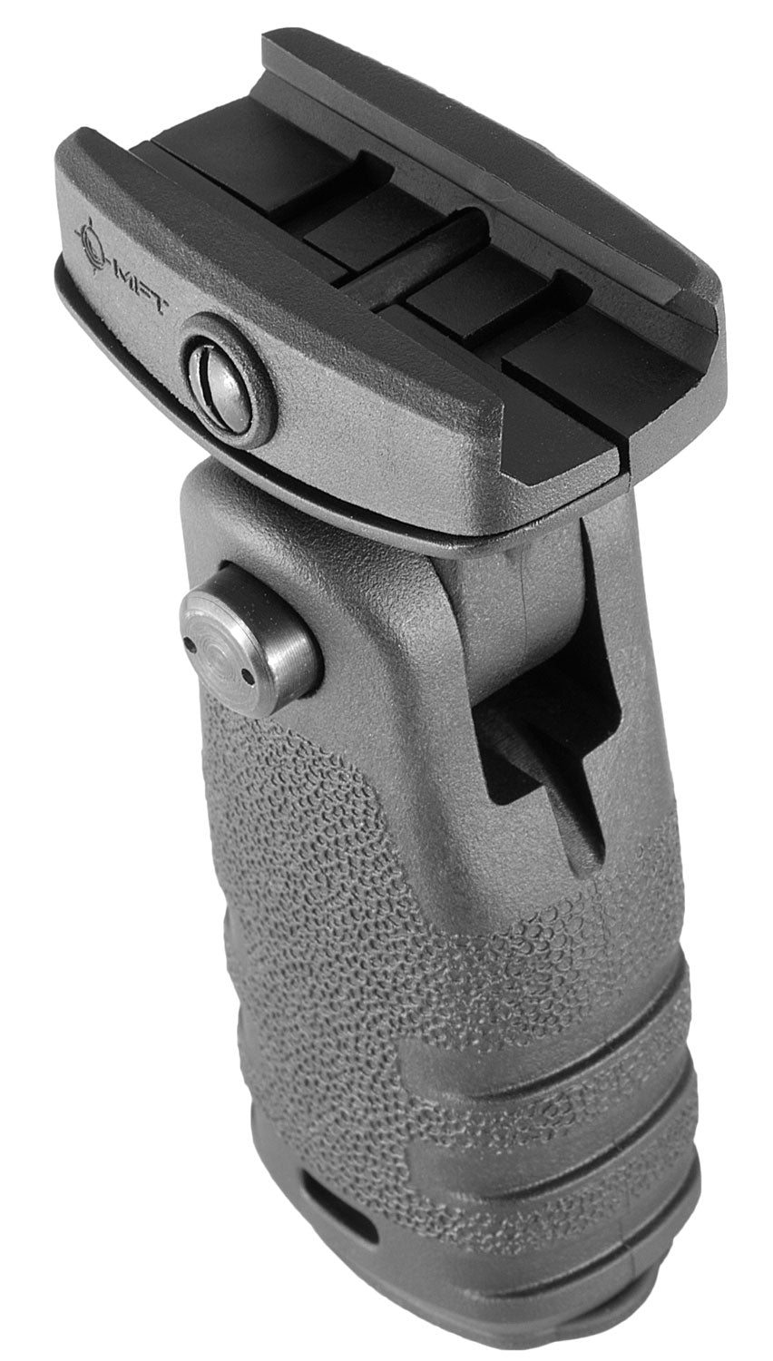 Mission First Tactical RFG Black Polymer Compact Folding Grip for AR Platform Rifles