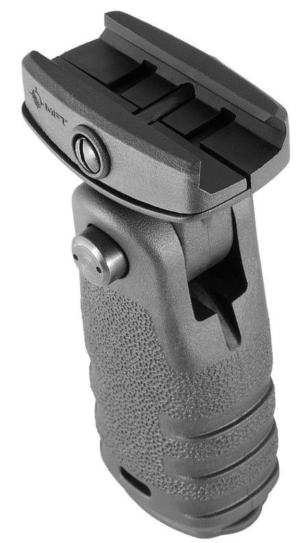 Mission First Tactical RFG Black Polymer Compact Folding Grip for AR Platform Rifles