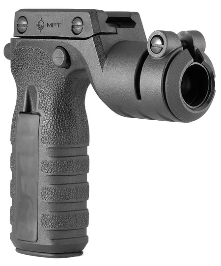 Mission First Tactical RTG Black Polymer Compact Vertical Grip with Flashlight Mount AR-Platform