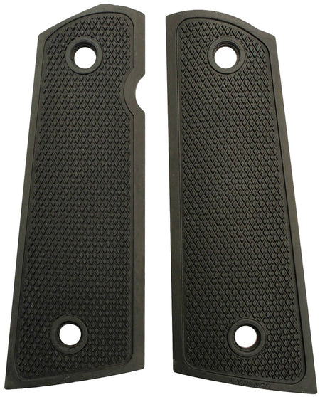 Archangel AA107 1911 Full-Size Government Grip Panels Black Hard Anodized Aluminum