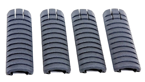 ProMag PM015A Picatinny Rail Cover Panels Black Injection Molded Polymer 11-Rib 4 Pack