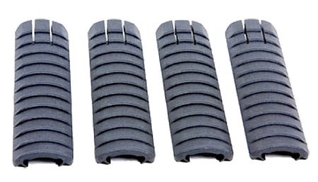 ProMag PM015A Picatinny Rail Cover Panels Black Injection Molded Polymer 11-Rib 4 Pack