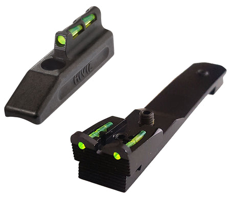 HiViz HHVS001 Interchangeable Fiber Optic Front Sight Set for Henry .22 LR Lever Action Rifles