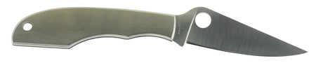 Spyderco GrassHopper Penknife C138P 2.30" Folding Plain 12C27 Blade Stainless Steel Handle with Lanyard Hole