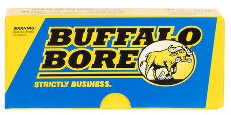 Buffalo Bore Outdoorsman +P 9mm Luger / Parabellum 147 grain Hard Cast Flat Nose ammunition