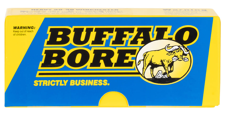 Buffalo Bore Outdoorsman +P 9mm Luger / Parabellum 147 grain Hard Cast Flat Nose ammunition