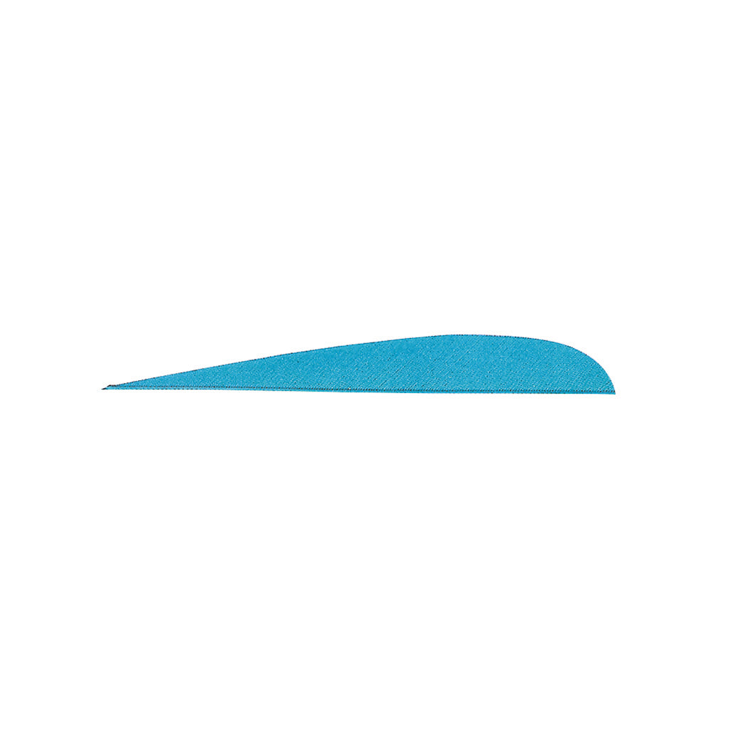 Gateway 100-Pack Sky Blue Parabolic Arrow Feathers 4 in. Right Wing