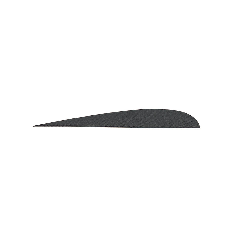 Gateway 100-Pack Black Parabolic Arrow Feathers 4 in. Right Wing