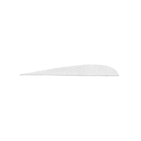 Gateway 100-Pack White Parabolic Arrow Feathers 4 in. Right Wing