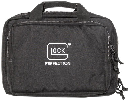 Glock AP60219 Water-Resistant 4-Pistol Range Bag Black 600D Polyester