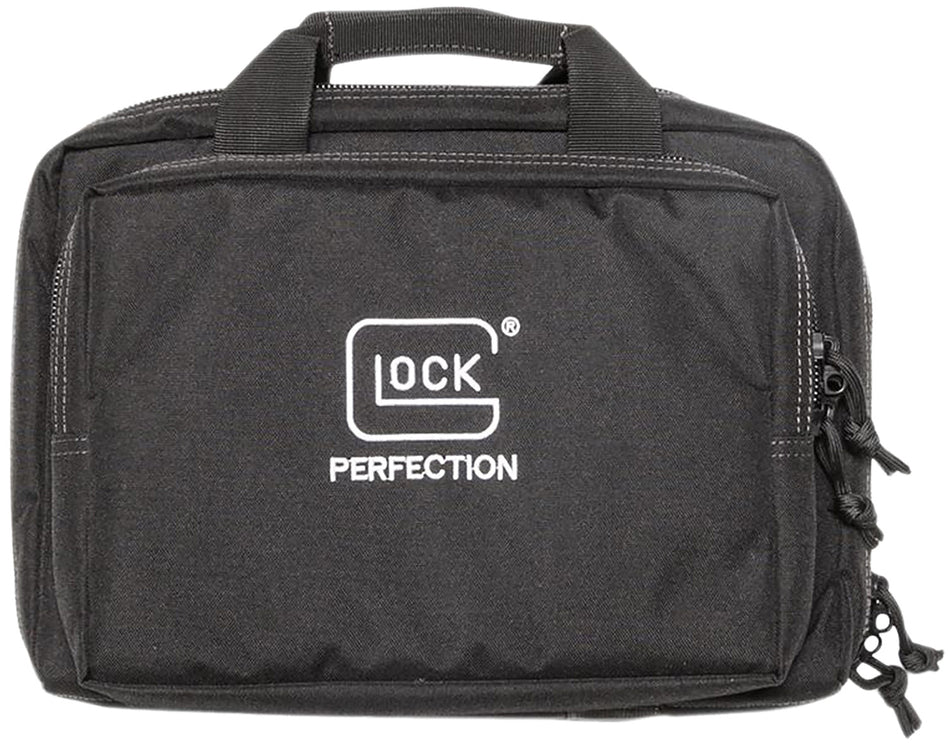 Glock AP60219 Water-Resistant 4-Pistol Range Bag Black 600D Polyester