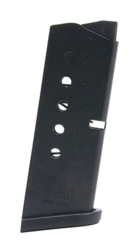 ProMag SMI20 S&W Bodyguard .380 ACP 6 Round Blued Steel Pistol Magazine