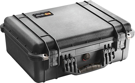Pelican Protector 1520 Handgun Rolling Hard Case Black Polypropylene Foam