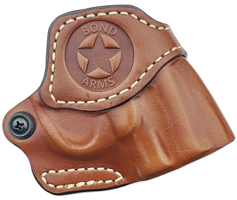 Bond Arms Left Hand Brown Leather Cross Draw Holster 3" Barrel Trigger Guard