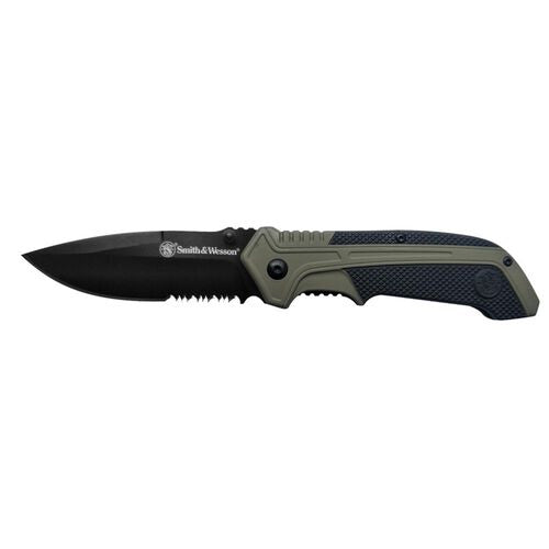 Old Timer S.A. OD Green Rubberized Handle EDC Folder