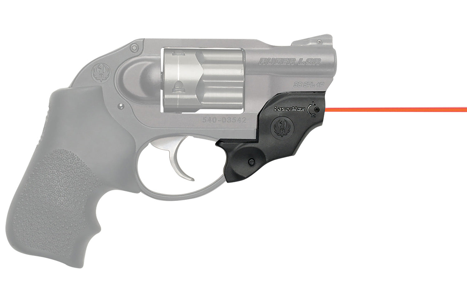 LaserMax CFLCR Ambidextrous Red Laser for Ruger LCR LCRX Revolver Black