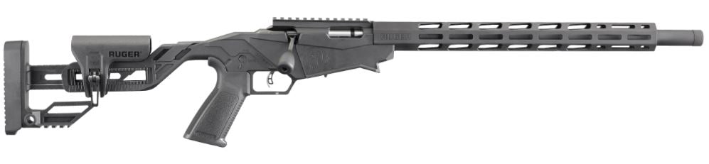 Ruger 8403 Precision Rimfire 17 HMR 9+1 18" Threaded 1137 Alloy Steel Barrel, Hard Coat Anodized Finish, Adjustable Quick-Fit Precision Stock, 0 MOA Picatinny Rail, Optics Ready
