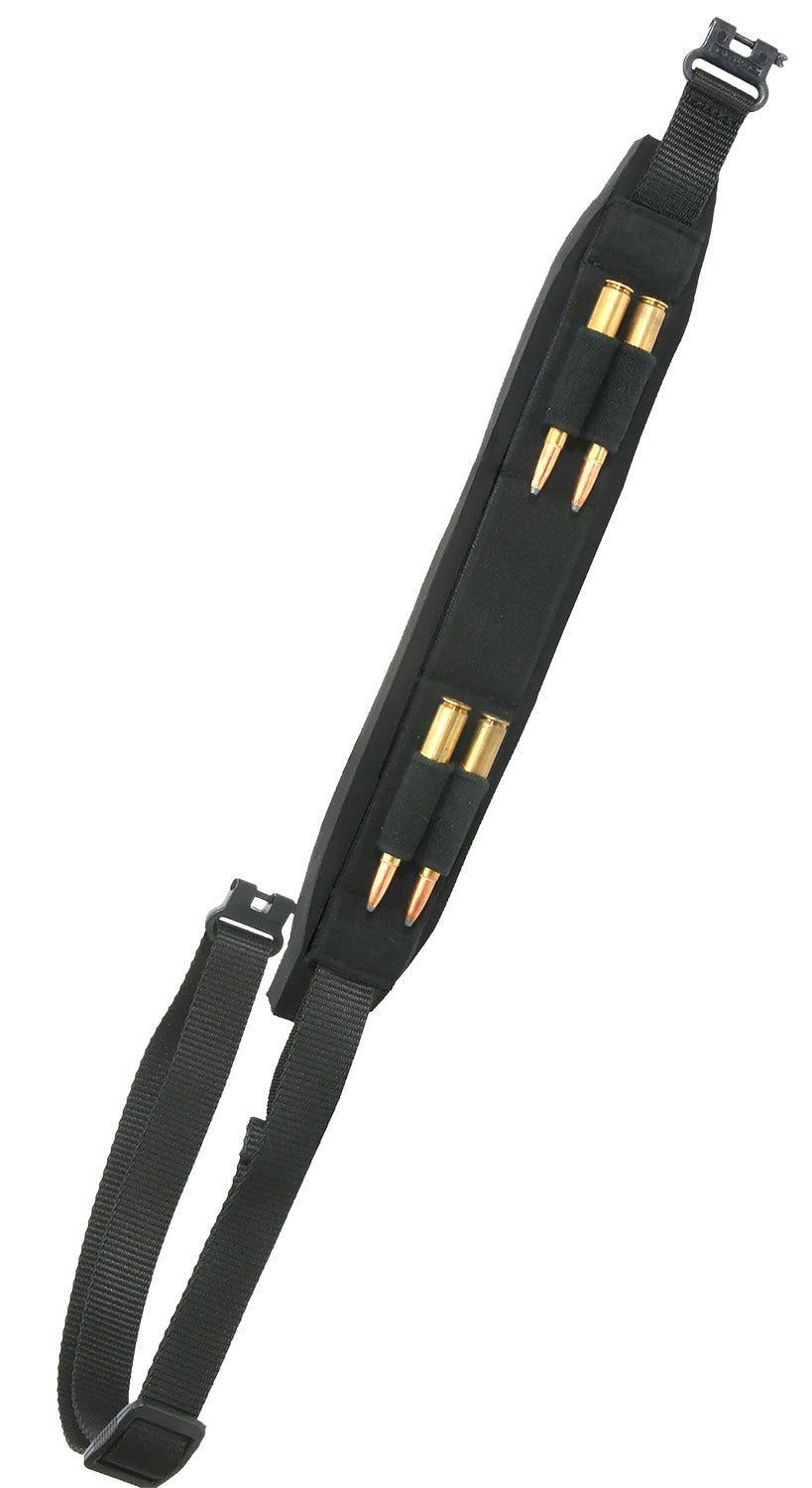 Outdoor Connection Black Neoprene Neo Magnum Rifle Sling Adjustable with Shoulder Pad