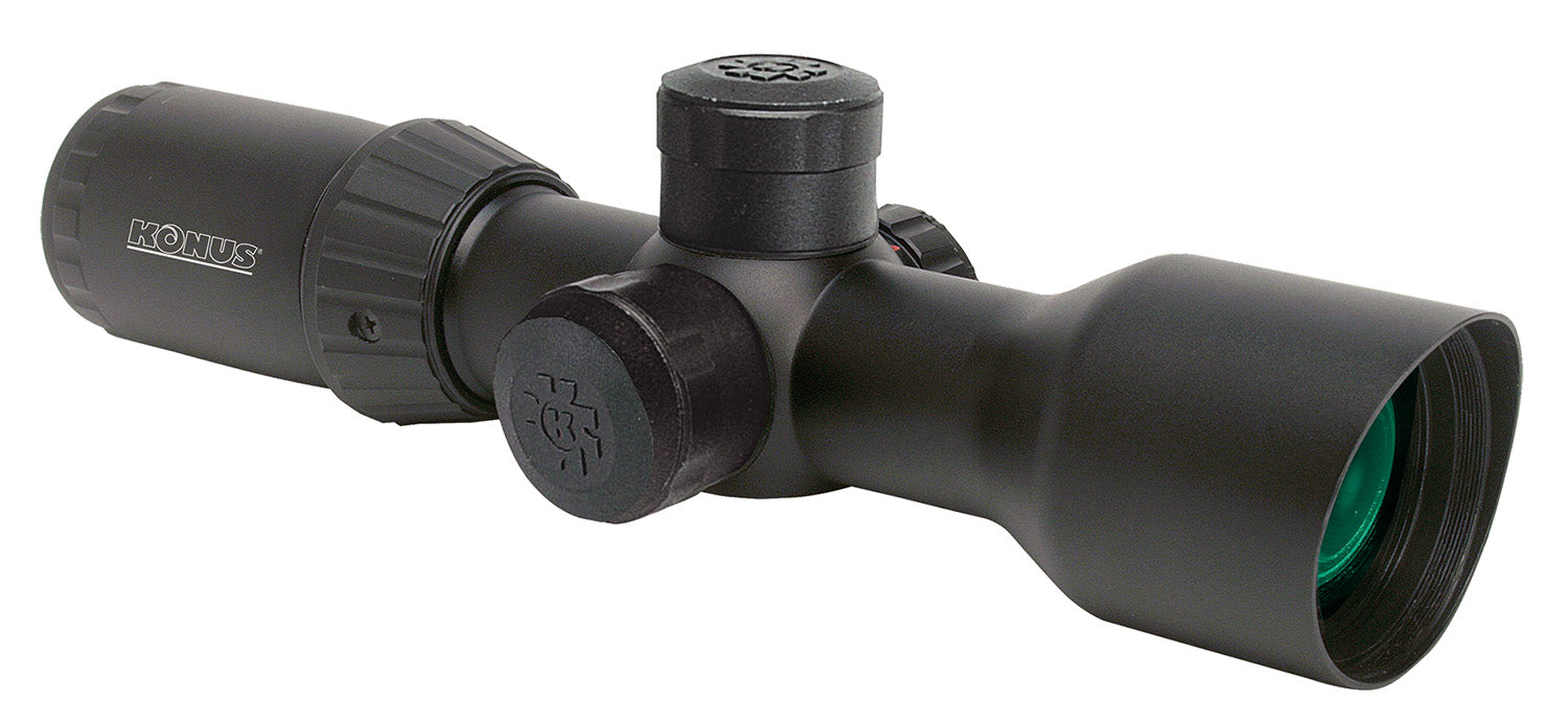 Konus KonusPro T-30 3-12x44mm 30mm Tube Dual-Color Illuminated Ballistic 550 Tactical Scope Matte Black 7291