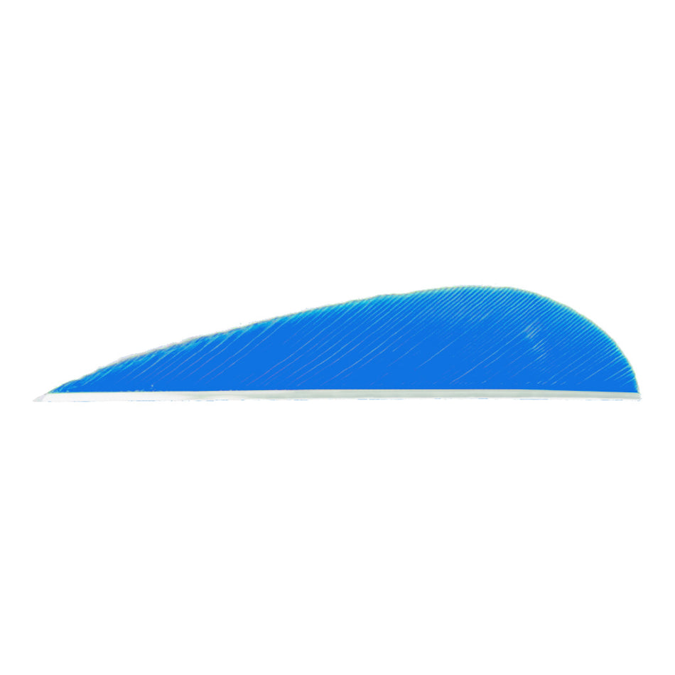 Trueflight Parabolic Arrow Fletching Blue 3 in. LW Pkg of 100