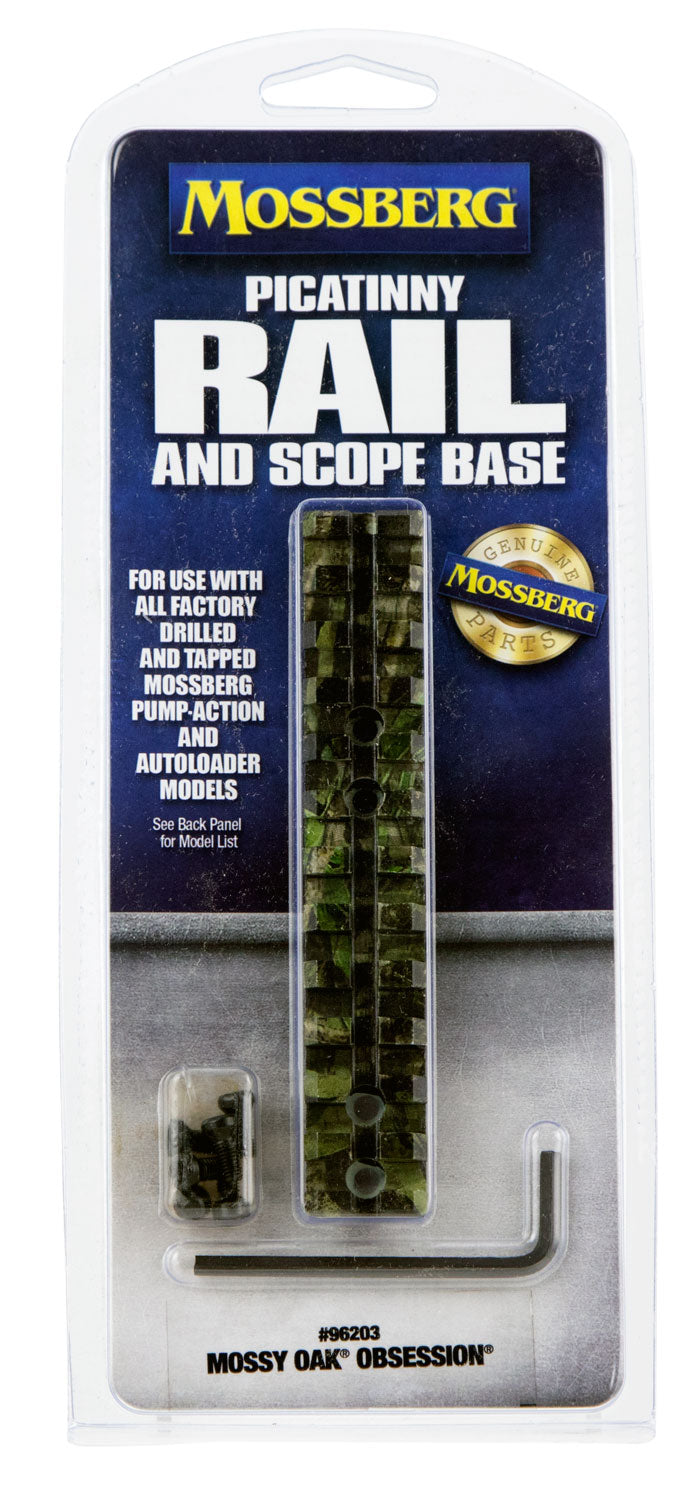 Mossberg 96203 Mossy Oak Obsession Shotgun Picatinny Rail and Scope Mount
