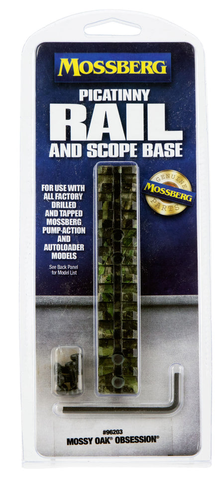 Mossberg 96203 Mossy Oak Obsession Shotgun Picatinny Rail and Scope Mount
