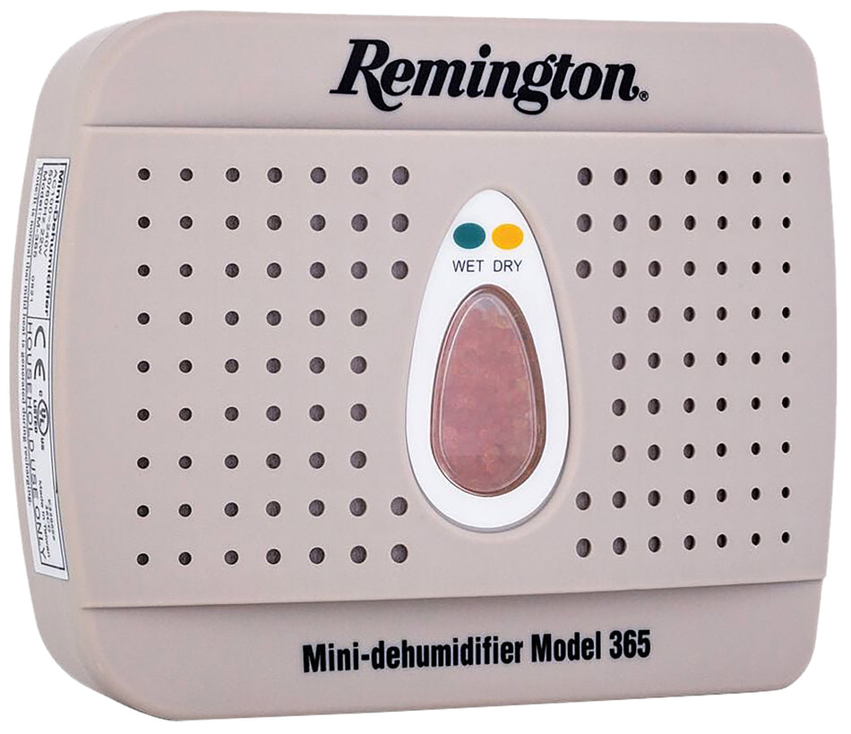 Remington 19950 Mini Rechargeable Gun Cabinet Dehumidifier White Plastic