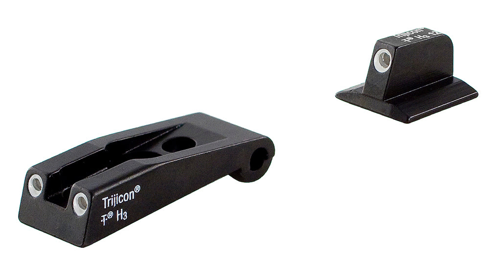 Trijicon Bright & Tough Night Sights Green Tritium White Outline - Ruger SR9/SR9C/SR40 Models (600590)