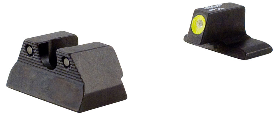 Trijicon HD Night Sights Green Tritium Yellow Outline - H&K P2000/P2000SK Front and Rear Set (600600)