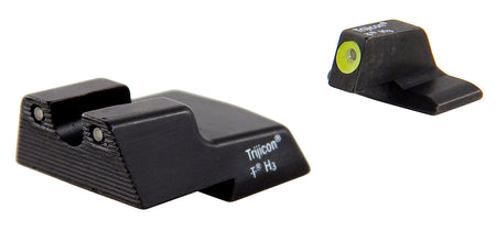Trijicon HD Night Sights Green Tritium Yellow Outline - H&K .45C/.45C Tactical/VP9 Set (600602)