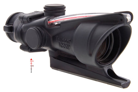 Trijicon 100213 ACOG Fixed 4x32mm Scope Black Anodized Illuminated Red Triangle Post Reticle
