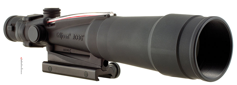 Trijicon 100175 ACOG Fixed 5.5x50mm Scope Black Anodized Illuminated Red Chevron BDC Reticle .308/7.62