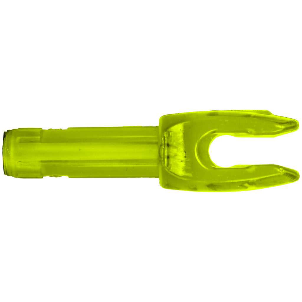 Easton 4mm MicroLite Deep Six Component Nocks Lemon Lime 12 pk.