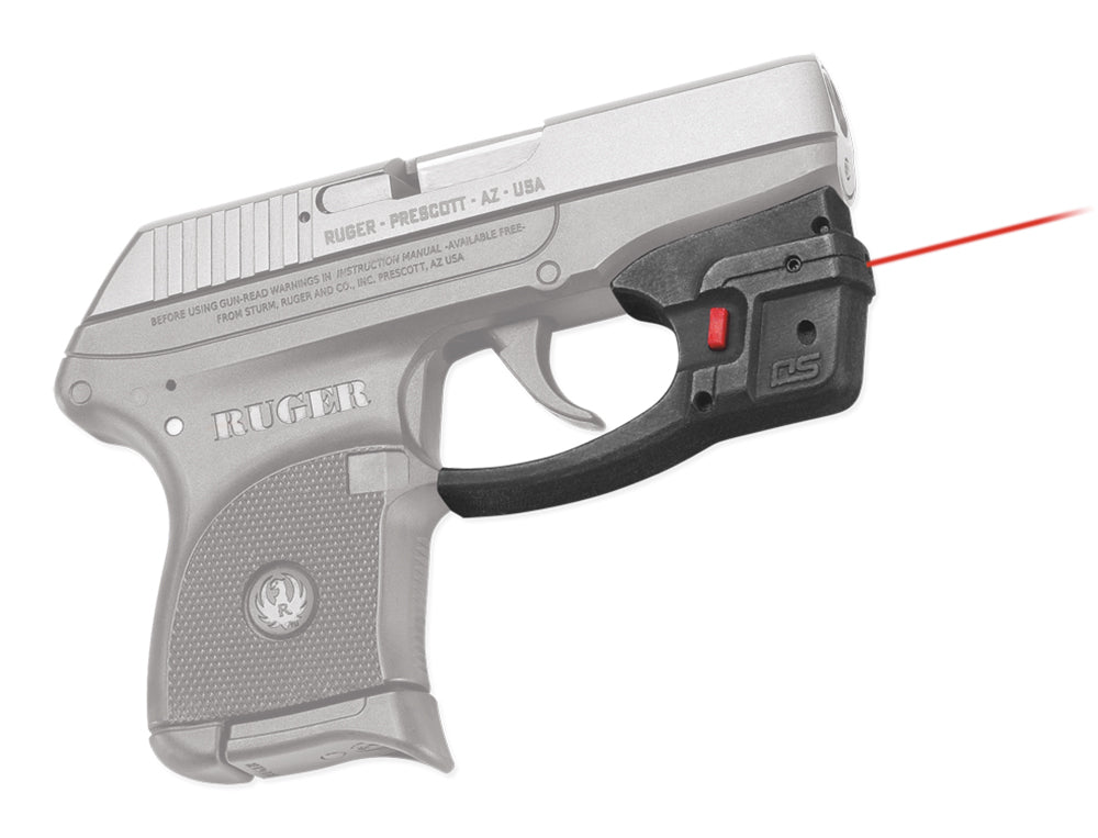 Crimson Trace 0151101 Defender Series 633nM Red Laser for Ruger LCP, Trigger Guard Mount, Black Polymer