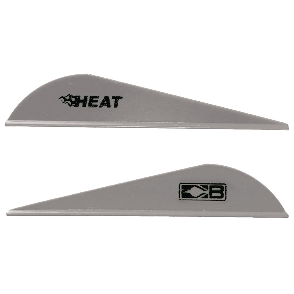 Bohning Heat Silver Hunting Vanes 36-Pack