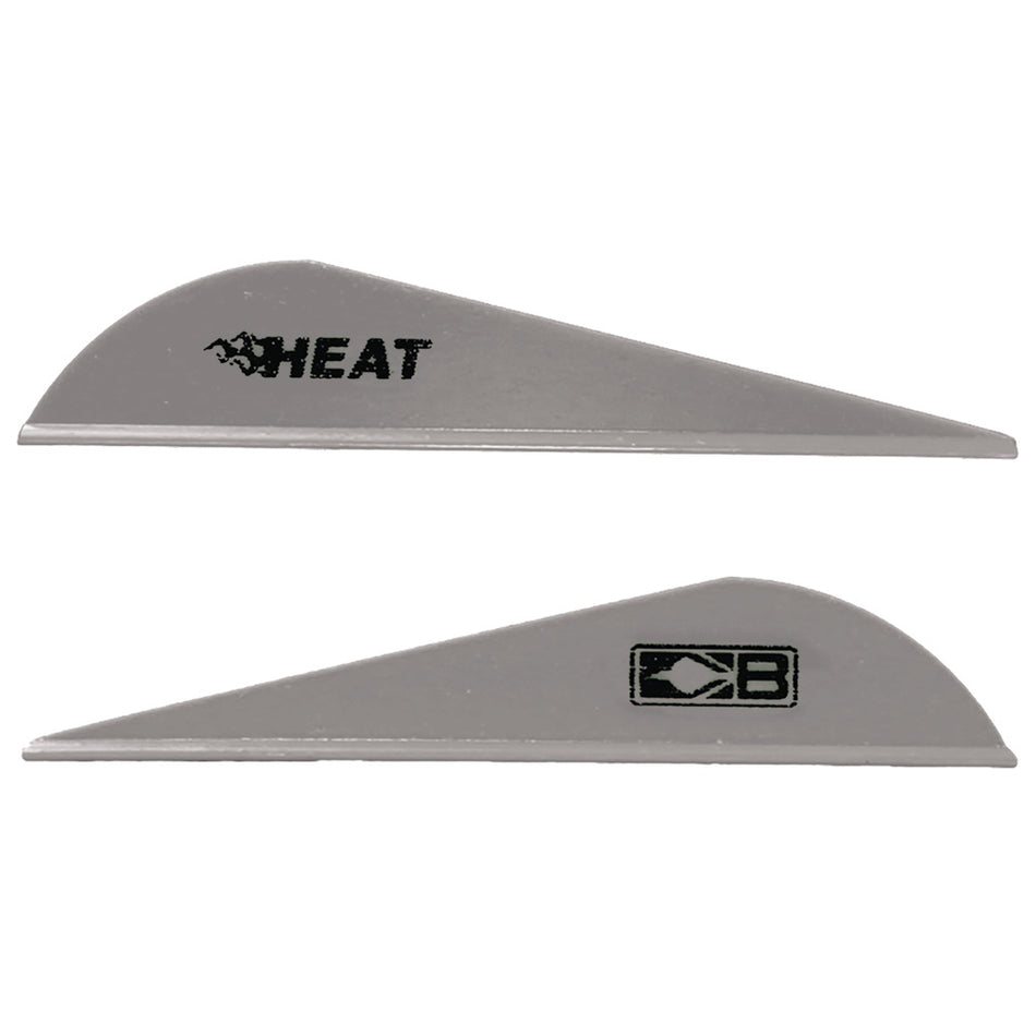 Bohning Heat Silver Hunting Vanes 36-Pack