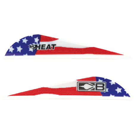 Bohning Heat American Flag Hunting Vanes 36-Pack