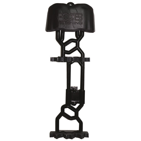 Bohning Bruin Black 4 Arrow Quiver with Molded Hood
