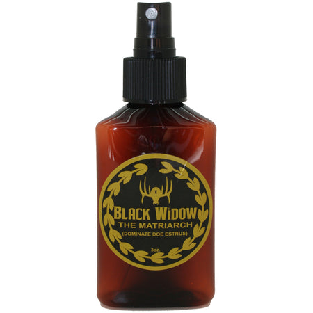 Black Widow Matriarch Estrus Urine Deer Attractant 3 oz.