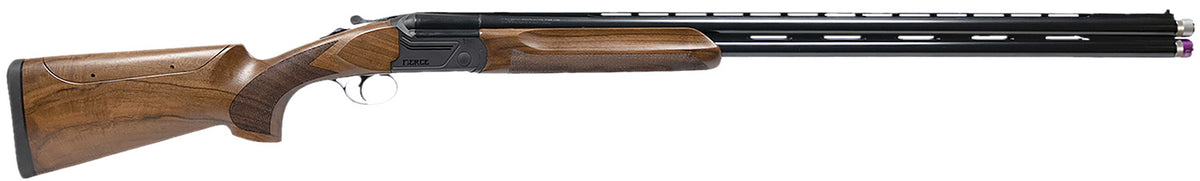 Fierce Firearms FA12GA30CPAC Alpha Compact 12 Gauge Break Open 2rd 30" Black Satin Cerakote Over/Under Vent Rib Barrel, Black Cerakote Steel Receiver, Adj Comb Oiled Turkish Walnut Stock, Right Hand