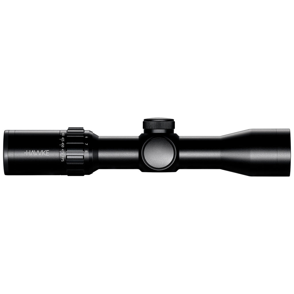 Hawke XB30 Compact 2-8x36 Illuminated Crossbow Scope with Flip Covers