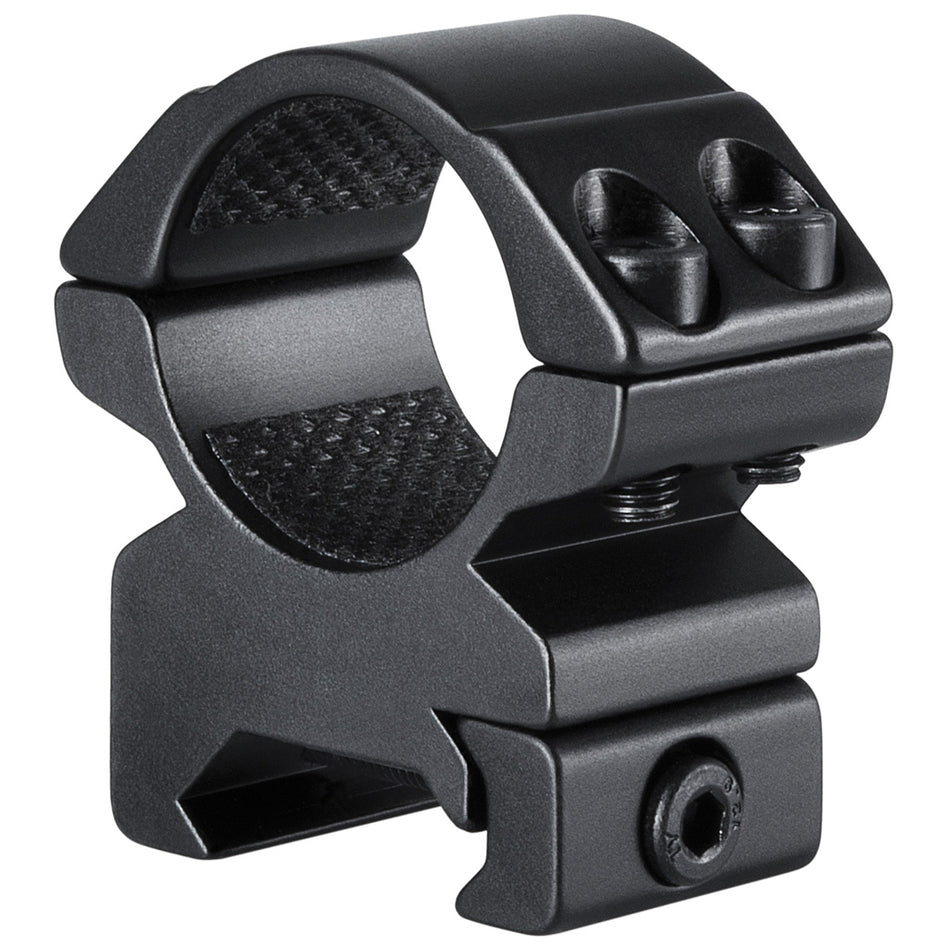 Hawke Match Mount Rings Weaver 1-Inch Medium Matte Black